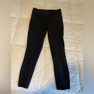 Lulu lemon black leggings, 25 inch